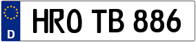 Truck License Plate